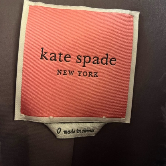 Kate Spade purple faux fur coat - Picture 3 of 3